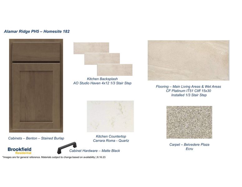 Sample of building materials used in homes in Alamar, Avondale (Image 13).