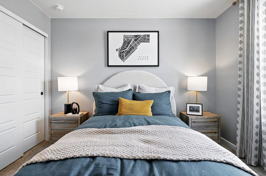 Representative furnished interior of a home built from the Frontier by Taylor Morrison in Parterre Townhomes - The Westerly Collection, Thornton (Image 18).