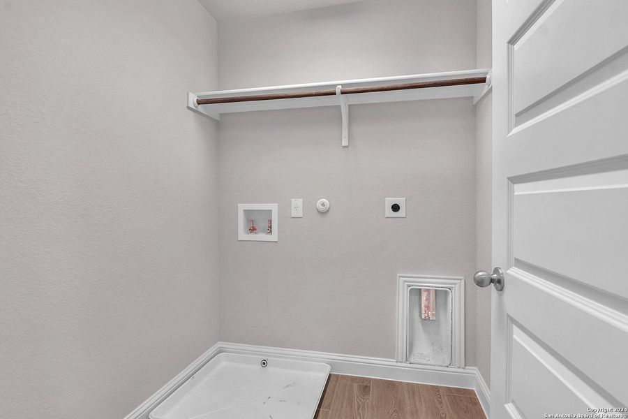 Furnished interior view inside a new home in Morgan Meadows, San Antonio (Image 33). Furnished interior view inside a new home in Morgan Meadows, San Antonio (Image 33).