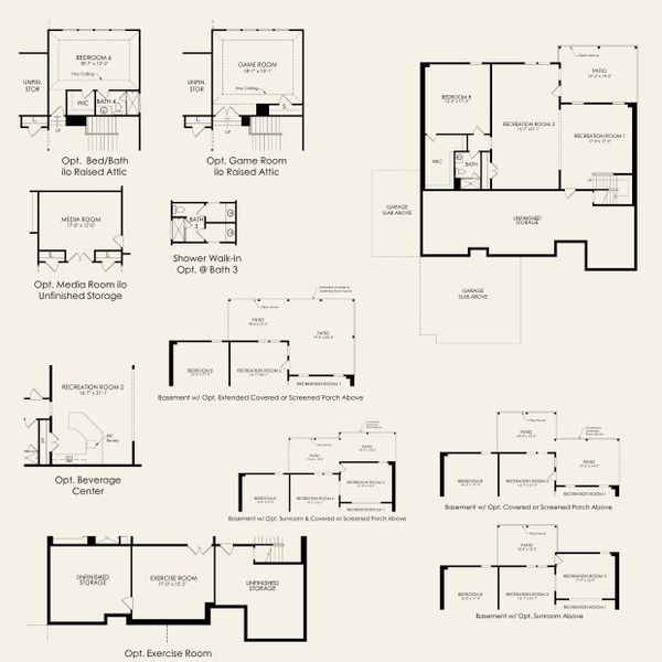 2D floor plan layout for the Hampton by John Wieland in Blume Estates, Harrisburg, NC (Image 39). 2D floor plan layout for the Hampton by John Wieland in Blume Estates, Harrisburg, NC (Image 39).