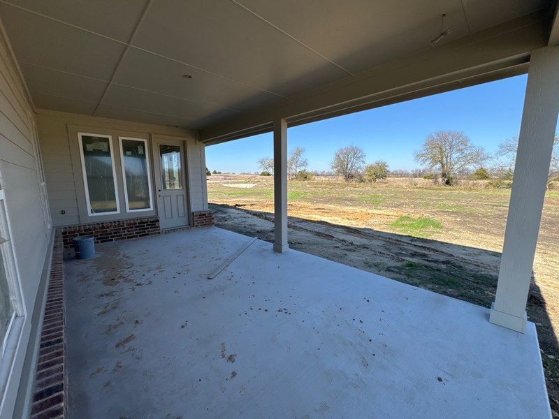 Exterior details and patio area of a home in Fairview Meadows, New Fairview (Image 2).