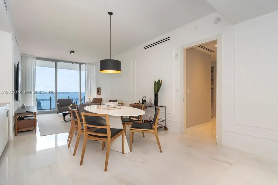 Furnished interior view inside a new home in , Miami (Image 8).