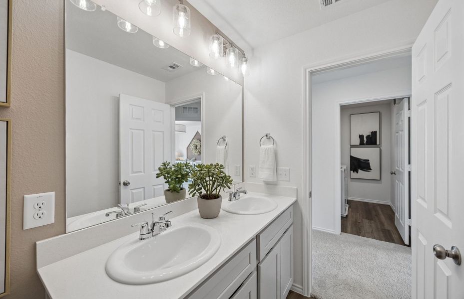 Representative furnished interior of a home built from the Camelia by Centex in Clearhaven, Princeton (Image 6).