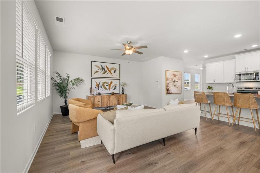 Furnished interior view inside a new home in Walden Park – The Retreat, Jonesboro (Image 7).