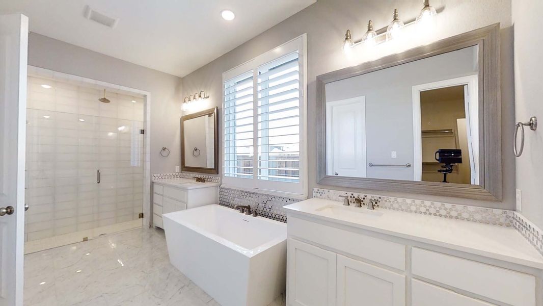 Representative Primary Bathroom - some options shown