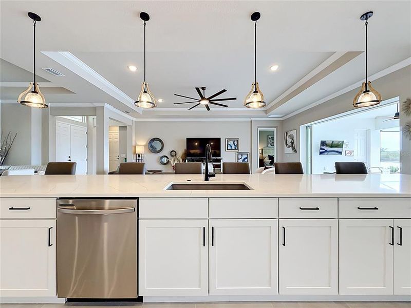 Furnished interior view inside a new home in , Mount Dora (Image 11).