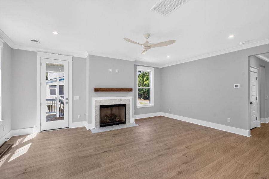 Spacious, unfurnished interior of a new home in Waterloo Estates, Johns Island (Image 13).