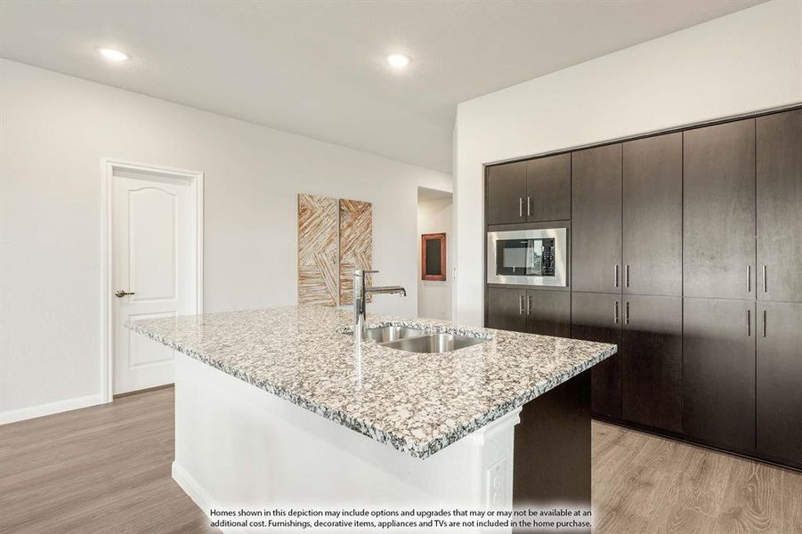 Furnished interior view inside a new home in Grand Heritage, Lavon (Image 8).