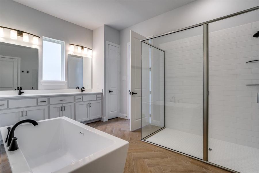 Furnished interior view inside a new home in West Crossing, Anna (Image 9). Furnished interior view inside a new home in West Crossing, Anna (Image 9).