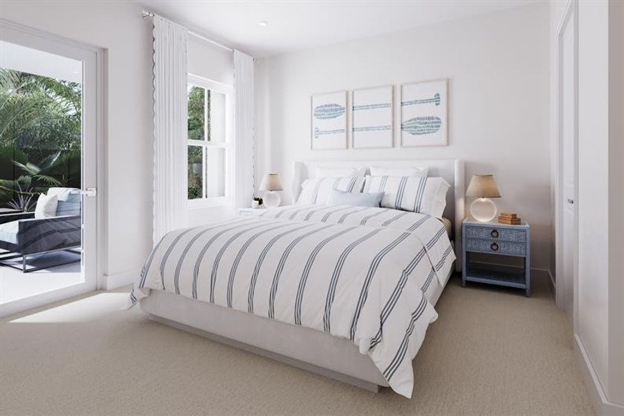 Representative furnished interior of a home built from the Heritage Bay by Ryan Homes in Malabar Springs, Palm Bay (Image 4).