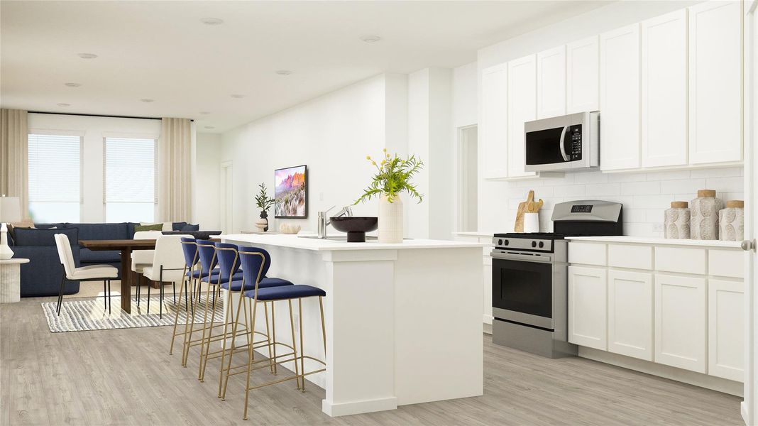 Furnished interior view inside a new home in Moore Landing, Magnolia (Image 5).
