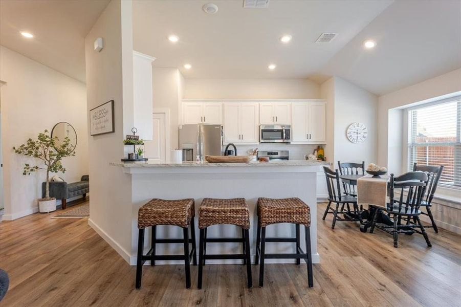 Furnished interior view inside a new home in , Glen Rose (Image 11).