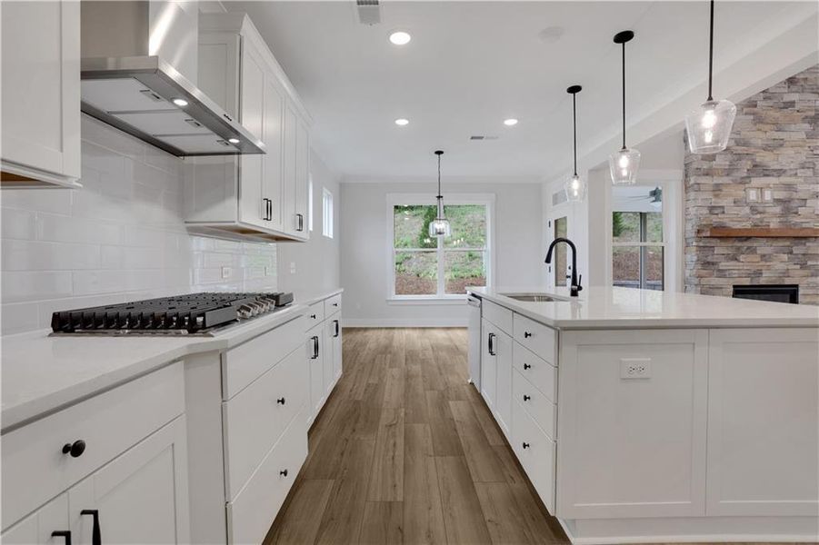 Furnished interior view inside a new home in Arbor West, Dawsonville (Image 6).
