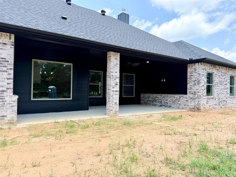 Exterior details and patio area of a home in , Tyler (Image 3).