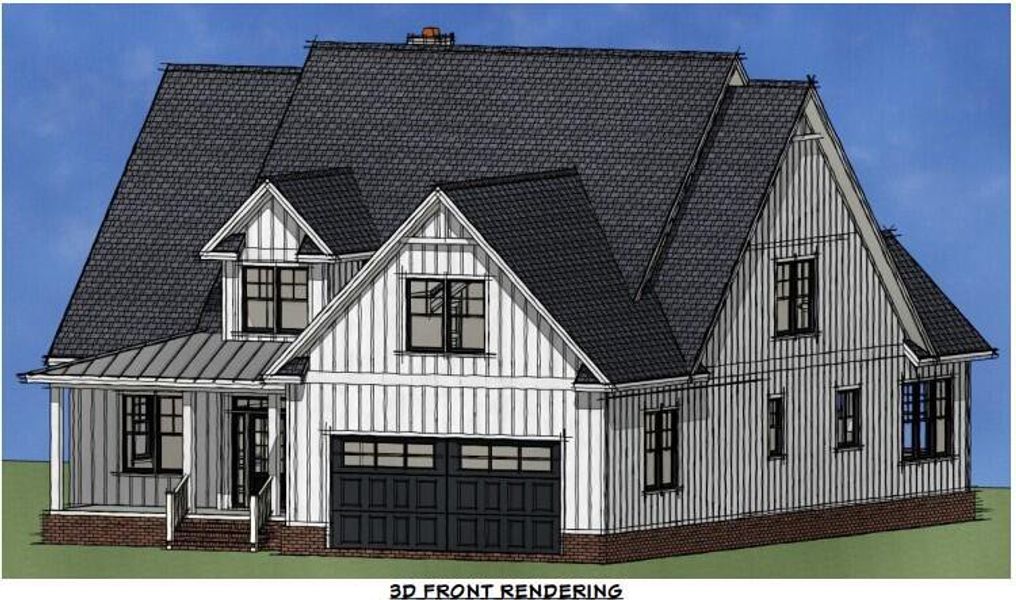 Exterior rendering of this home design in , Hollywood, SC (Image 4).