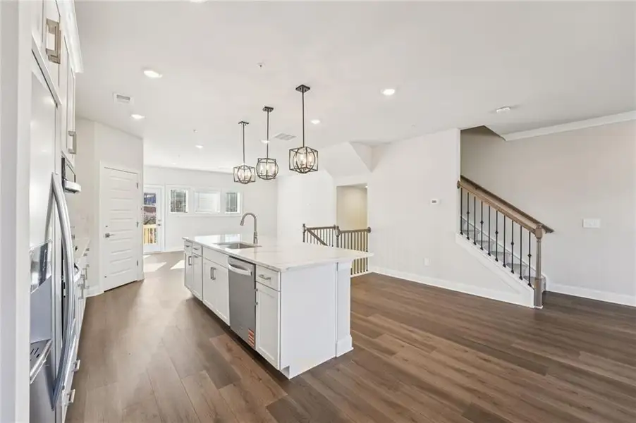 Furnished interior view inside a new home in , Cumming (Image 17).