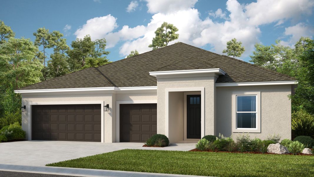 Representative exterior photo of a completed home built from the Maui by Taylor Morrison in Timber Ridge, Plant City, FL (Image 15).