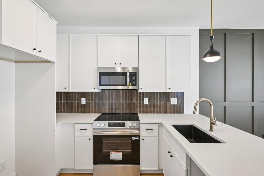 Furnished interior view inside a new home in , Atlanta (Image 12).