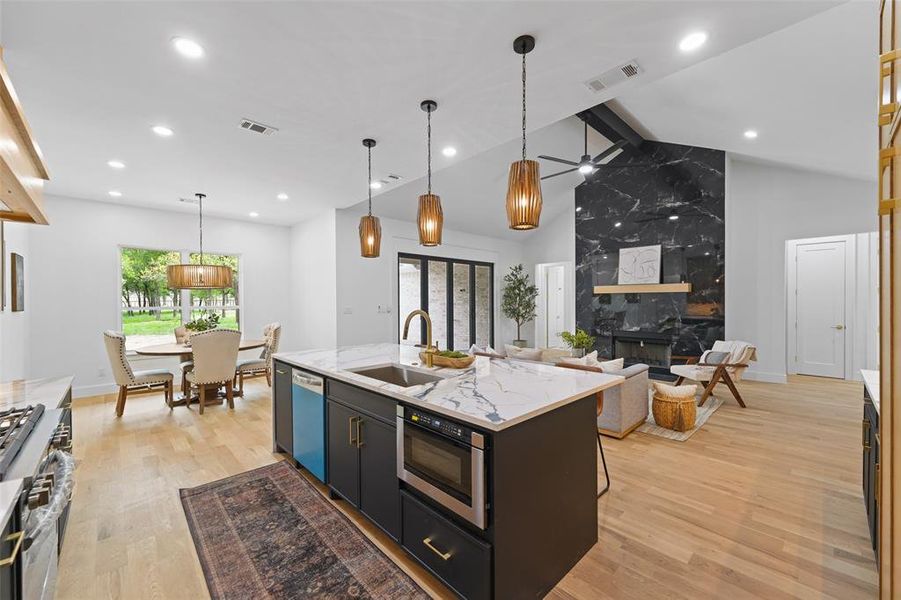 Furnished interior view inside a new home in , Weatherford (Image 14).