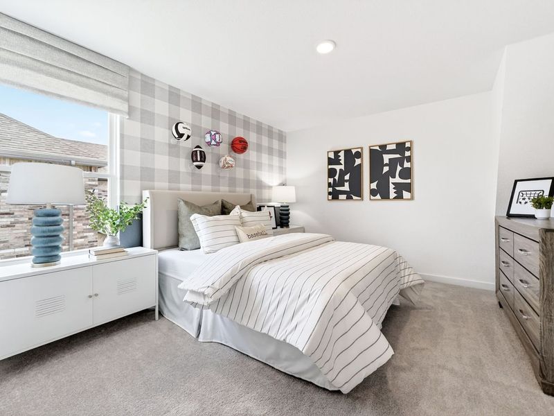 Furnished interior view inside a new home in Parks at Foster Crossing, Anna (Image 34).
