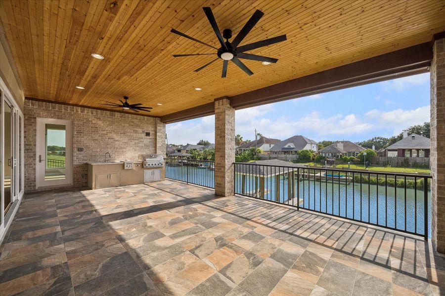 Exterior details and patio area of a home in , Kemah (Image 27). Exterior details and patio area of a home in , Kemah (Image 27).