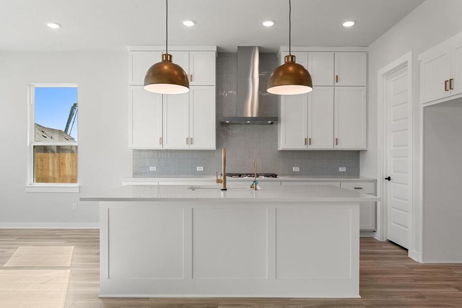Furnished interior view inside a new home in Heritage, Dripping Springs (Image 4).