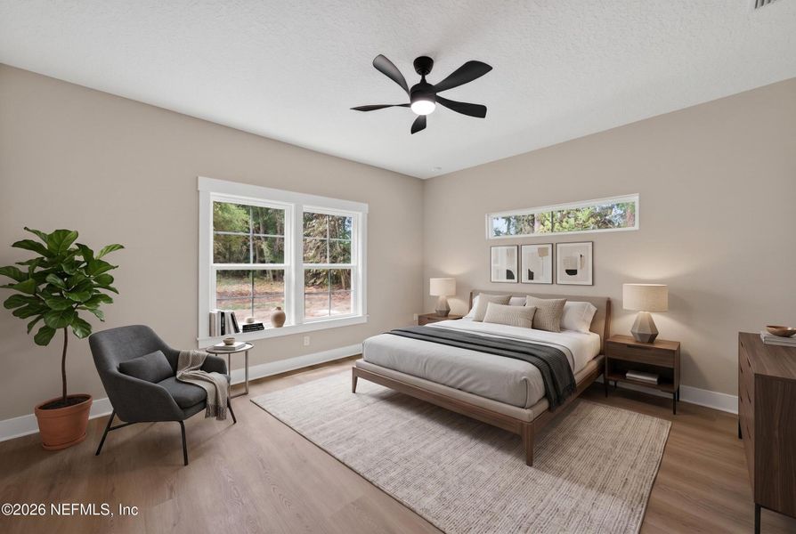 Furnished interior view inside a new home in , Macclenny (Image 14).