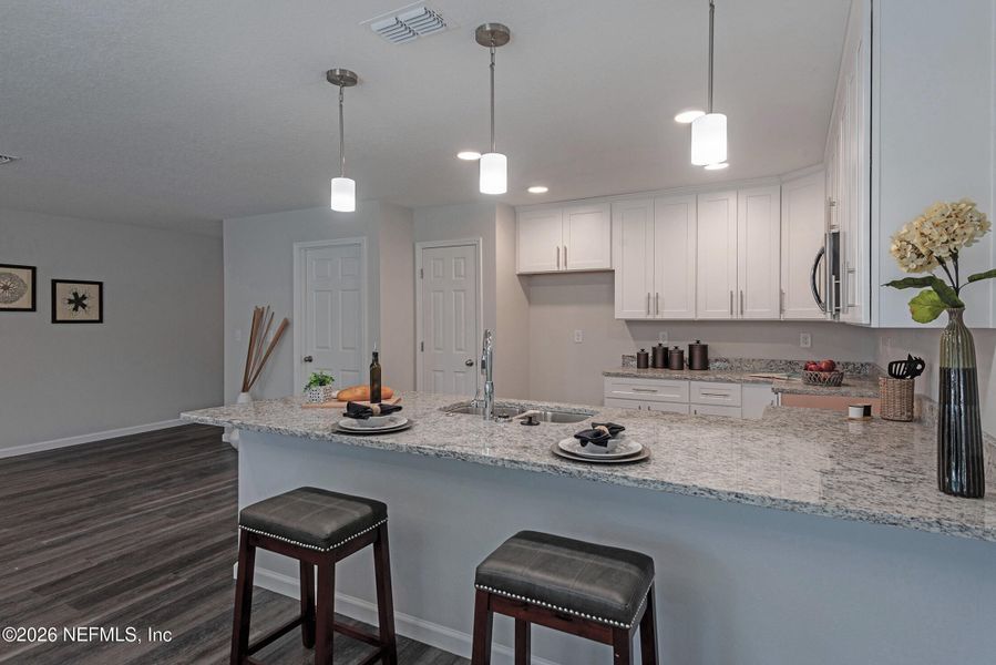 Furnished interior view inside a new home in , Jacksonville (Image 3).