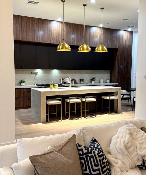 Furnished interior view inside a new home in , Bellaire (Image 26).