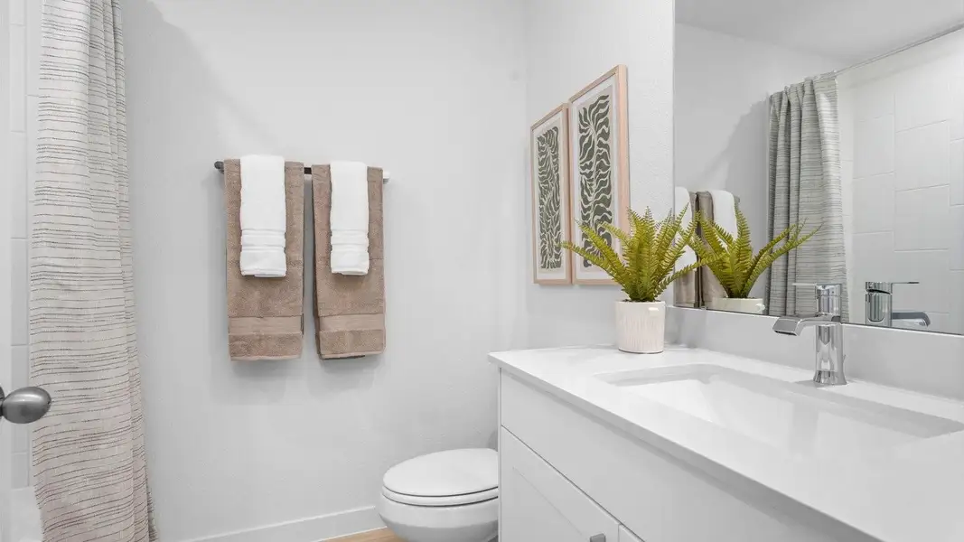 Elevations, exterior/ interior colors, options, available upgrades that require an additional charge, and standard features will vary in each community and subject change without notice. Call for details.