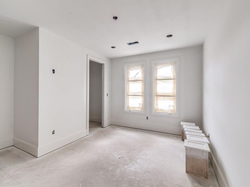 In-progress construction of a new home in , Dallas, TX (Image 23).