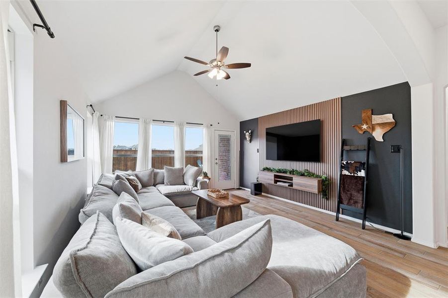 Furnished interior view inside a new home in Silo Mills - Select Series, Joshua (Image 36).