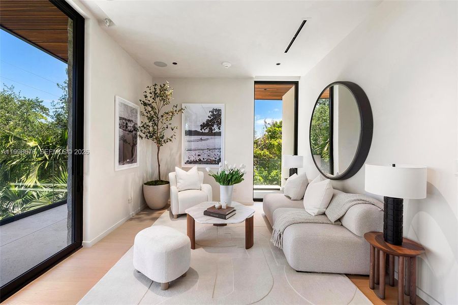 Furnished interior view inside a new home in , Bay Harbor Islands (Image 10).