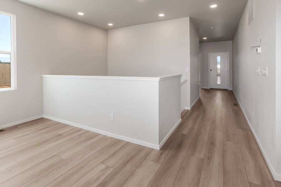 Spacious, unfurnished interior of a new home in Trailside, Timnath (Image 40). Spacious, unfurnished interior of a new home in Trailside, Timnath (Image 40).
