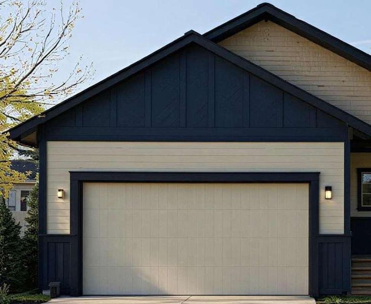 Front exterior of a new home in , Houston, TX, highlighting curb appeal (Image 1). Front exterior of a new home in , Houston, TX, highlighting curb appeal (Image 1).