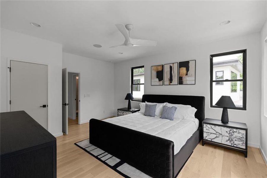 Furnished interior view inside a new home in , Atlanta (Image 39).