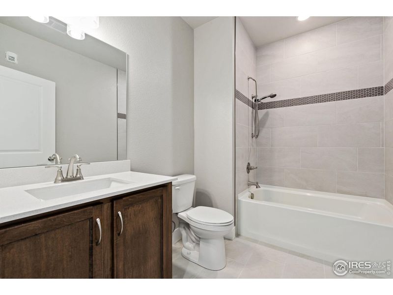 Furnished interior view inside a new home in The Lakes at Centerra - North Shore Flats, Loveland (Image 3).
