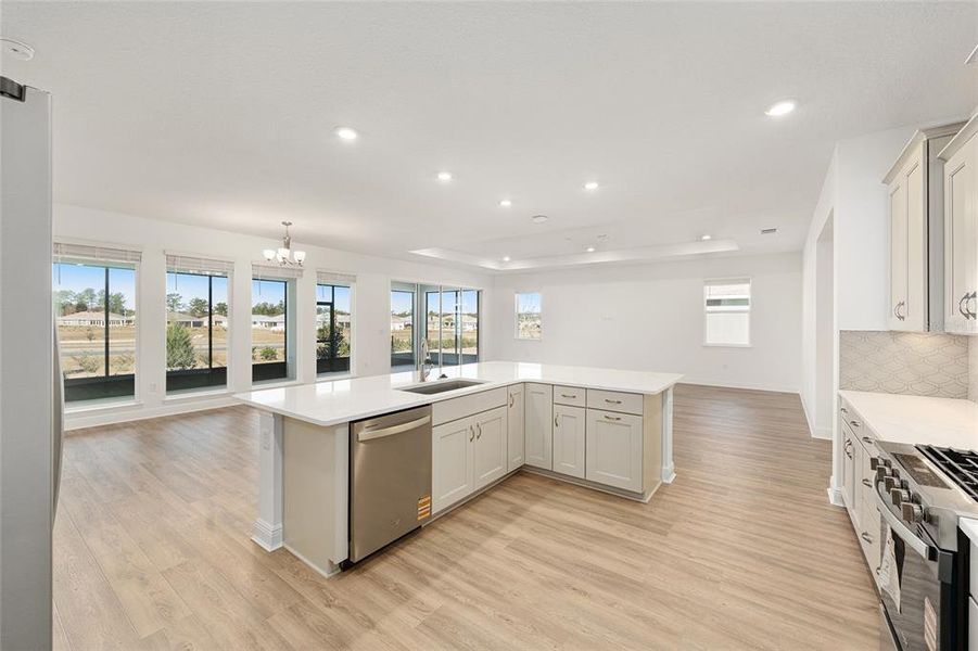 Furnished interior view inside a new home in , Ocala (Image 9).