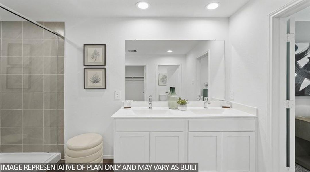 Furnished interior view inside a new home in Williams Reserve East, Conroe (Image 6). Furnished interior view inside a new home in Williams Reserve East, Conroe (Image 6).