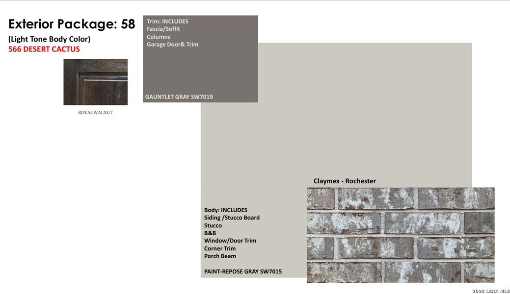 Sample of building materials used in homes in Nopal Valley, San Antonio (Image 4).
