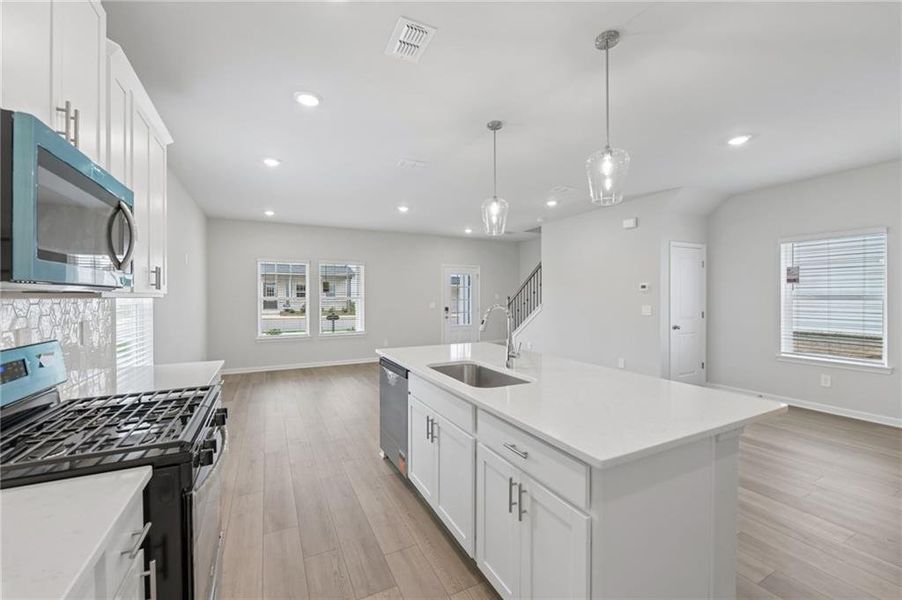 Furnished interior view inside a new home in Martin Springs - Cottage Series, Lawrenceville (Image 14).