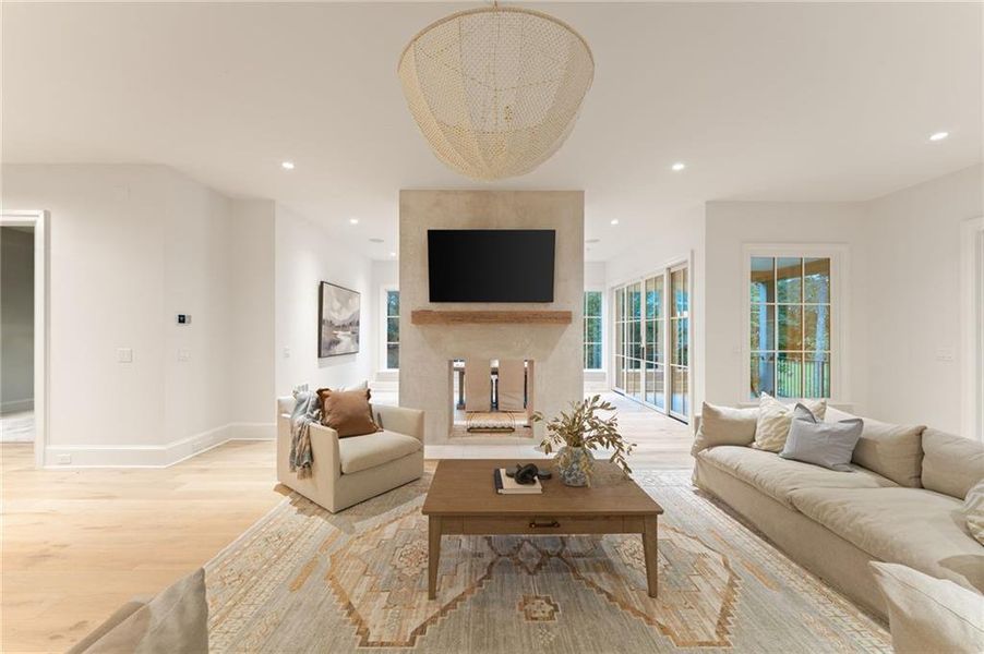 Furnished interior view inside a new home in , Dawsonville (Image 55).