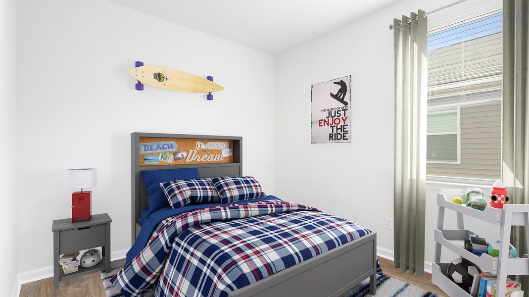 Furnished interior view inside a new home in Center Pointe, Santee (Image 8).