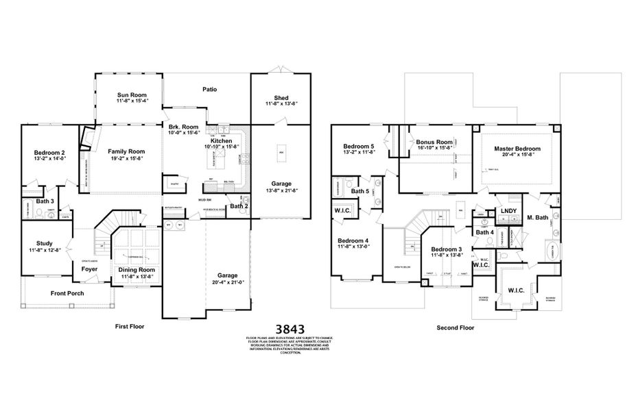 2D floor plan layout for the Ashmore by Designer Homes of Georgia in Austin Heights, North Augusta, SC (Image 2).