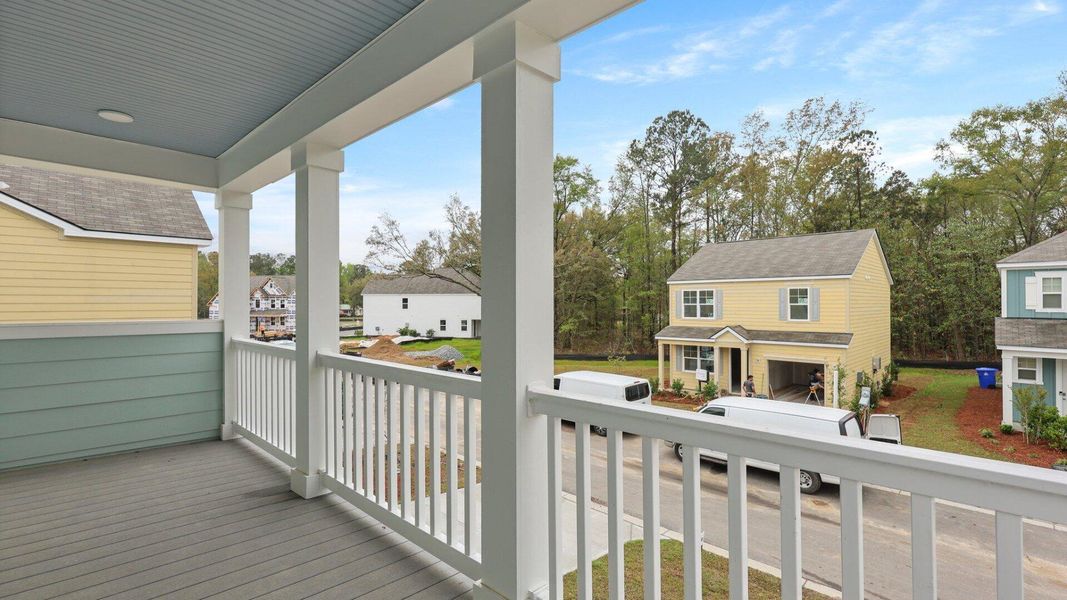 Exterior details and patio area of a home in Founders Corner, Summerville (Image 25).