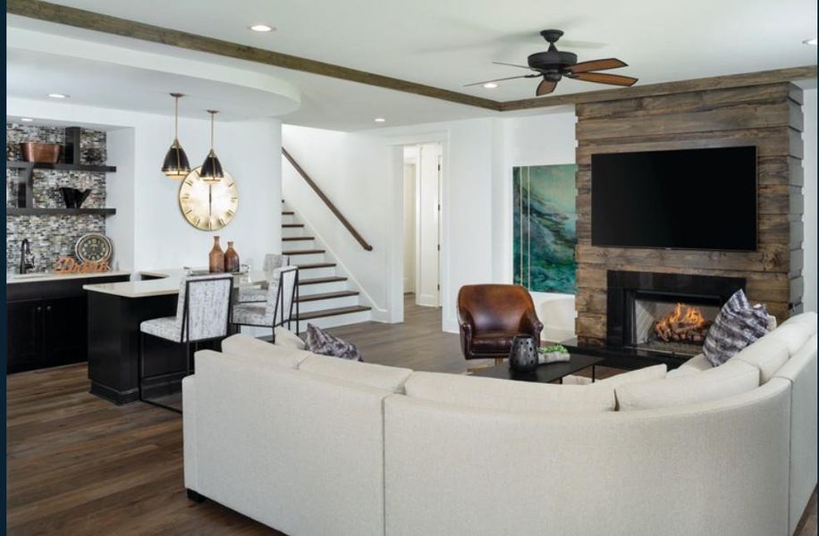 Furnished interior view inside a new home in , Gainesville (Image 8).