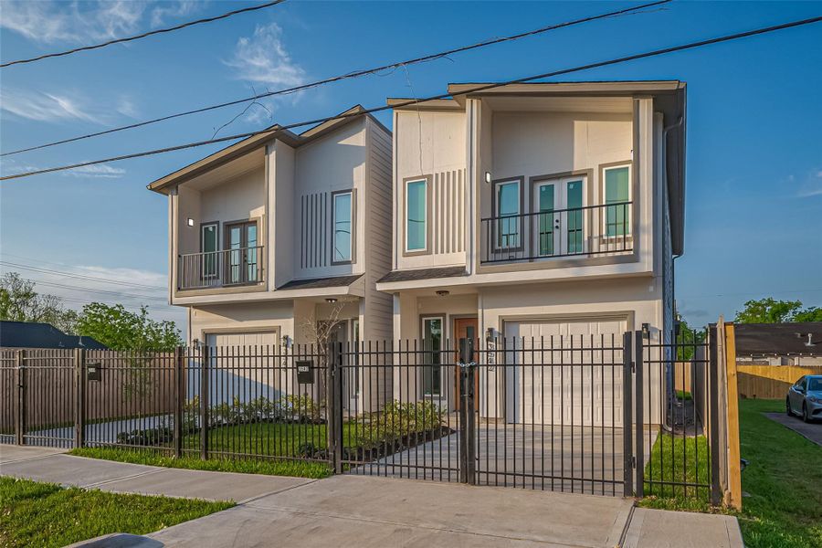 Front exterior of a new home in , Houston, TX, highlighting curb appeal (Image 2). Front exterior of a new home in , Houston, TX, highlighting curb appeal (Image 2).