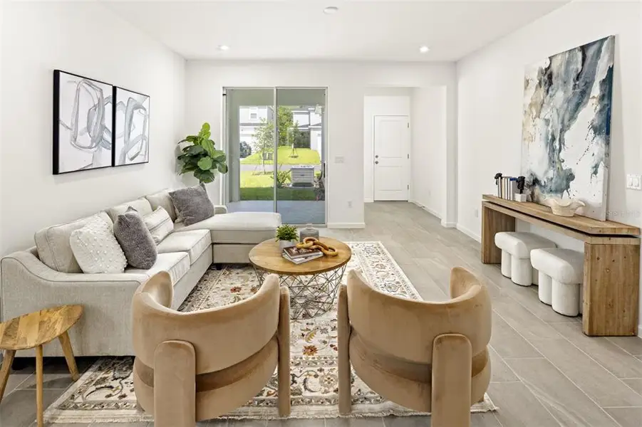 Furnished interior view inside a new home in Rainwood, Groveland (Image 3).