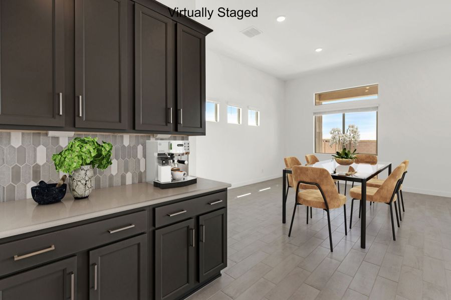 Furnished interior view inside a new home in Mountain View Ranch, Vail (Image 5).