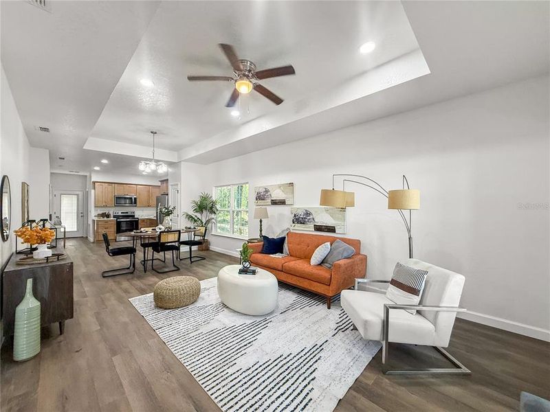 Furnished interior view inside a new home in , Alachua (Image 3).